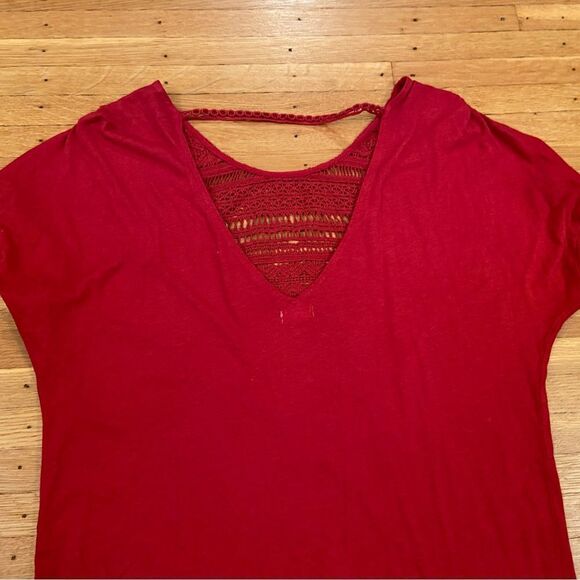 Tiny Anthropologie red short sleeve tee shirt - Picture 3 of 5